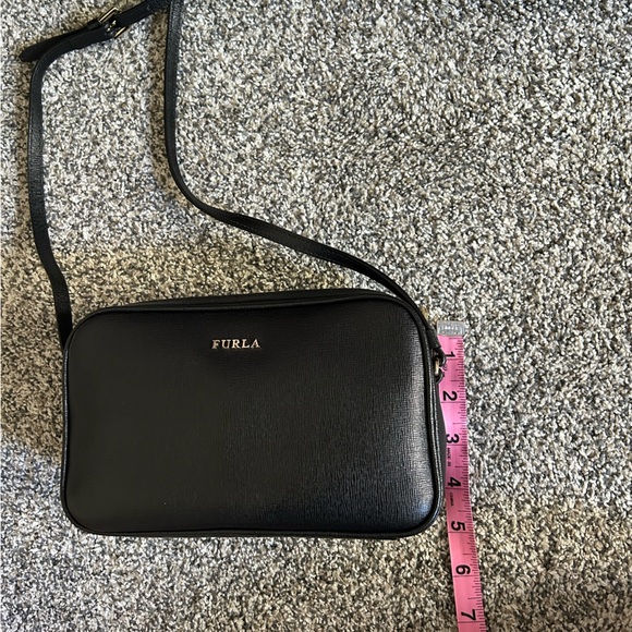 Furla double zip crossbody black - Picture 3 of 8